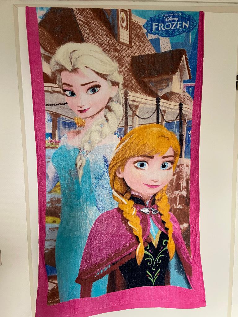 Kinder badlaken Disney Frozen en Planes, Jongen of Meisje, One size, Ophalen of Verzenden, Zo goed als nieuw