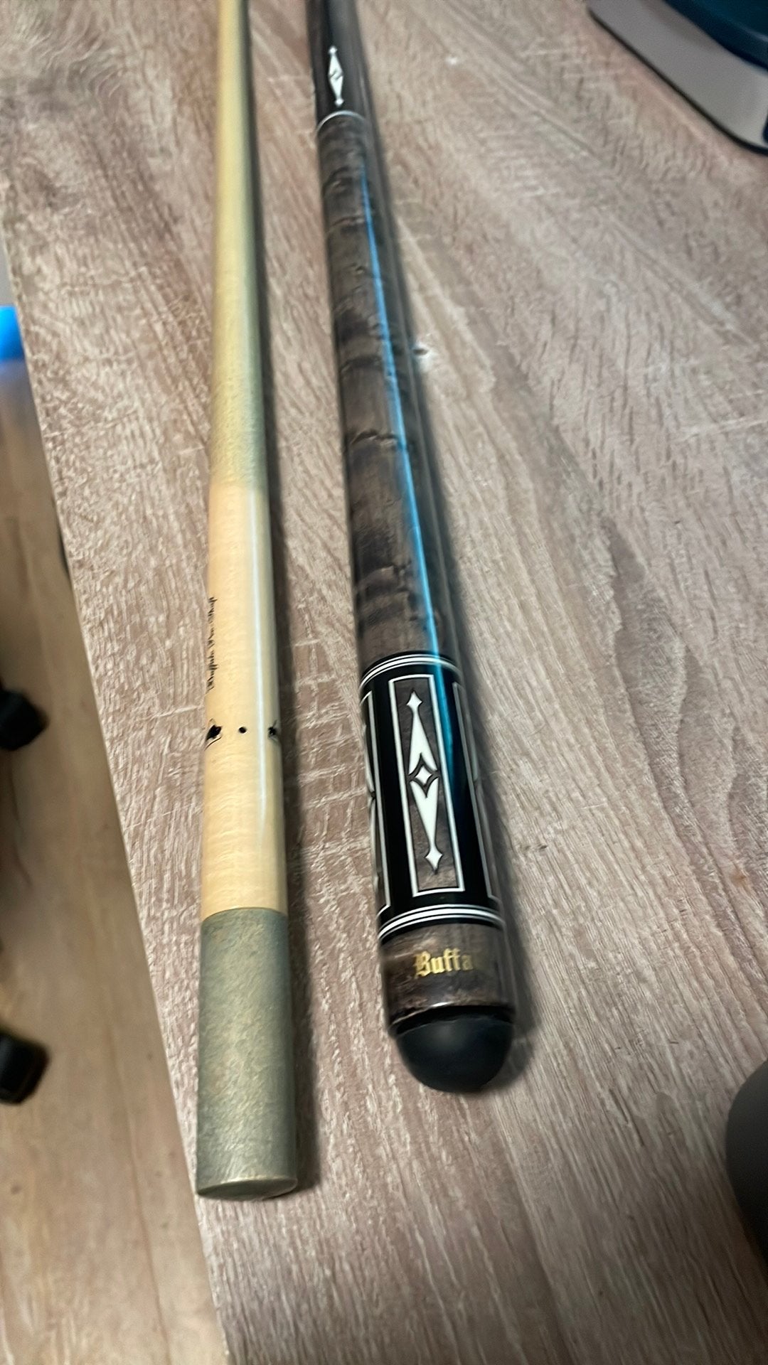 BILJARTKEU BUFFALO, Ophalen of Verzenden, Zo goed als nieuw, Keu of Ballen