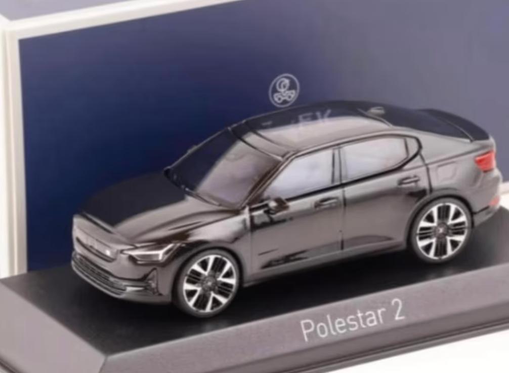 Polestar 2 2024 SPACE Zwart schaal 1/43 Norev ref. 872015, Verzenden, Nieuw, Auto, Norev