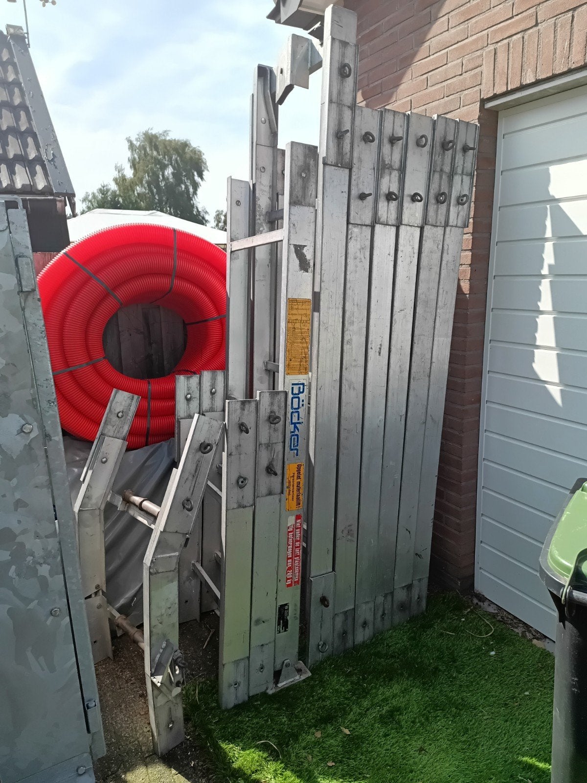 pannenlift / ladderlift  bocker 17 m, Ophalen, Zo goed als nieuw