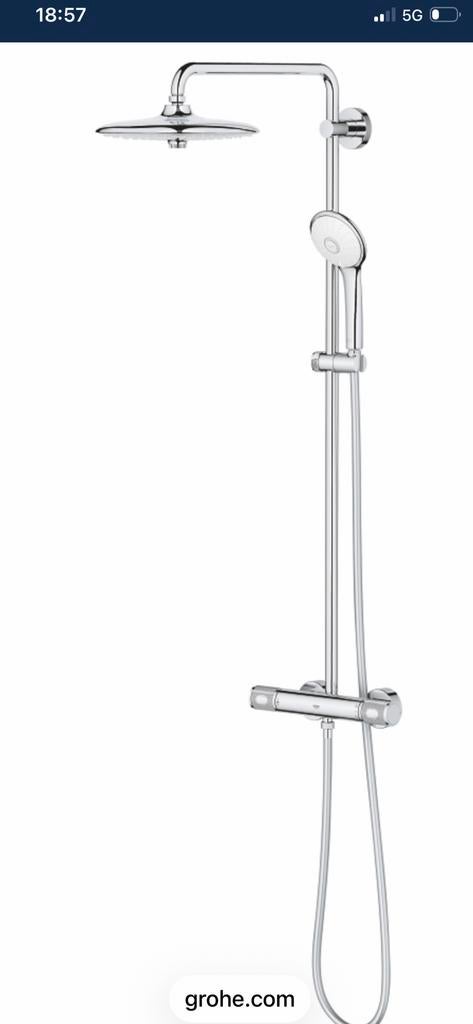 Grohe Euphoria 260 Douchesysteem Nieuw in Doos, Ophalen of Verzenden, Nieuw, Chroom, Douche