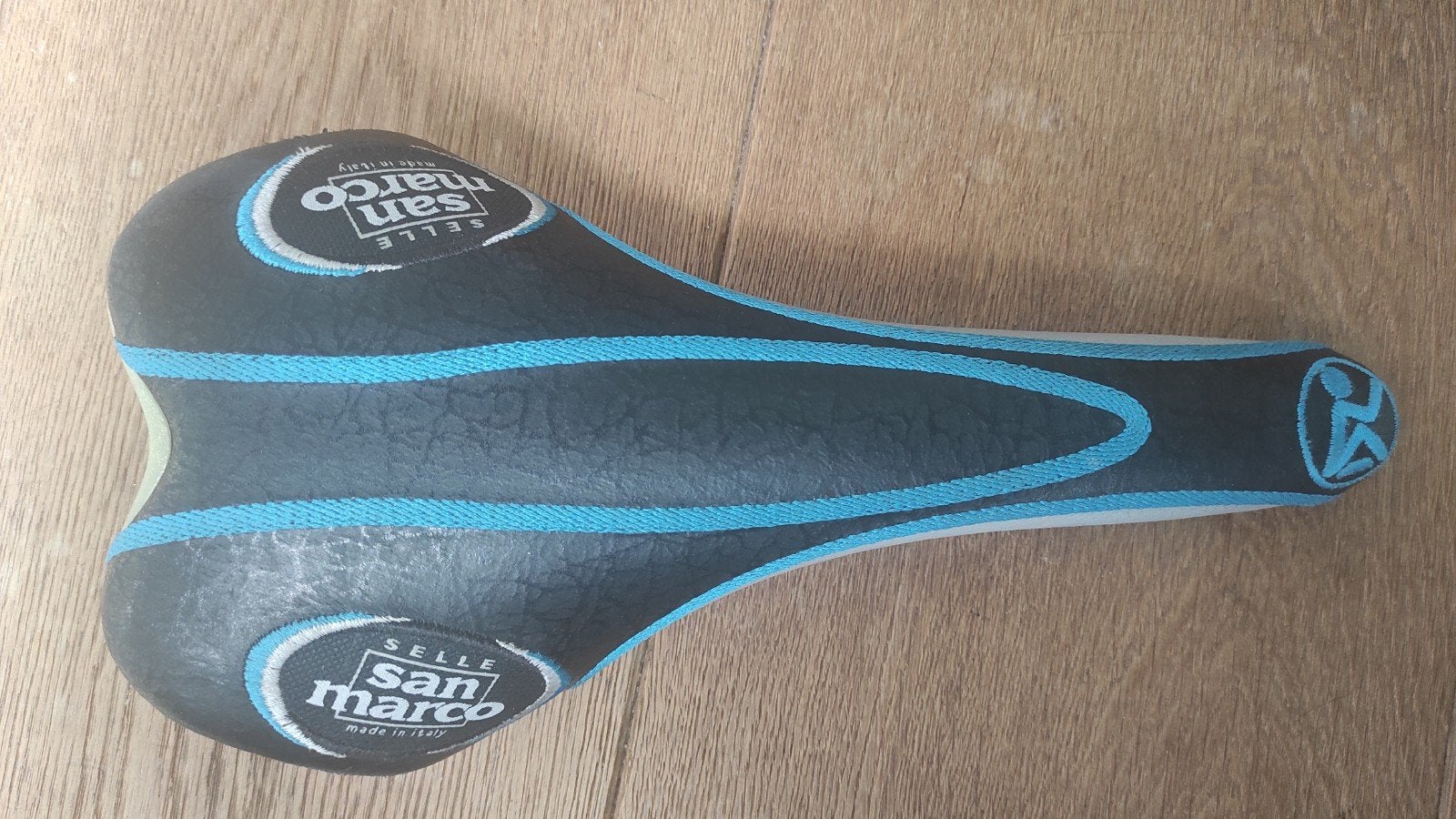 Selle San Marco Hoskar Evo zadel – Vintage  (Blauw/Zwart), Gebruikt, Racefiets, Kunststof, Ophalen of Verzenden