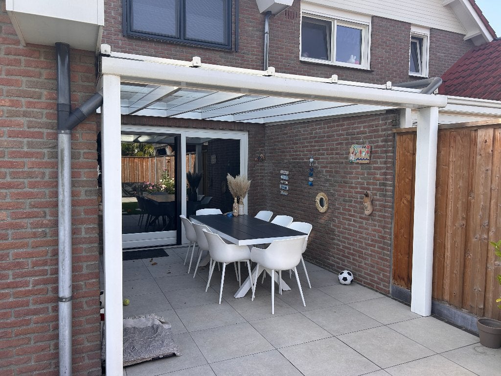 Glazen overkapping met verlichting, Ophalen, Gebruikt, Serre