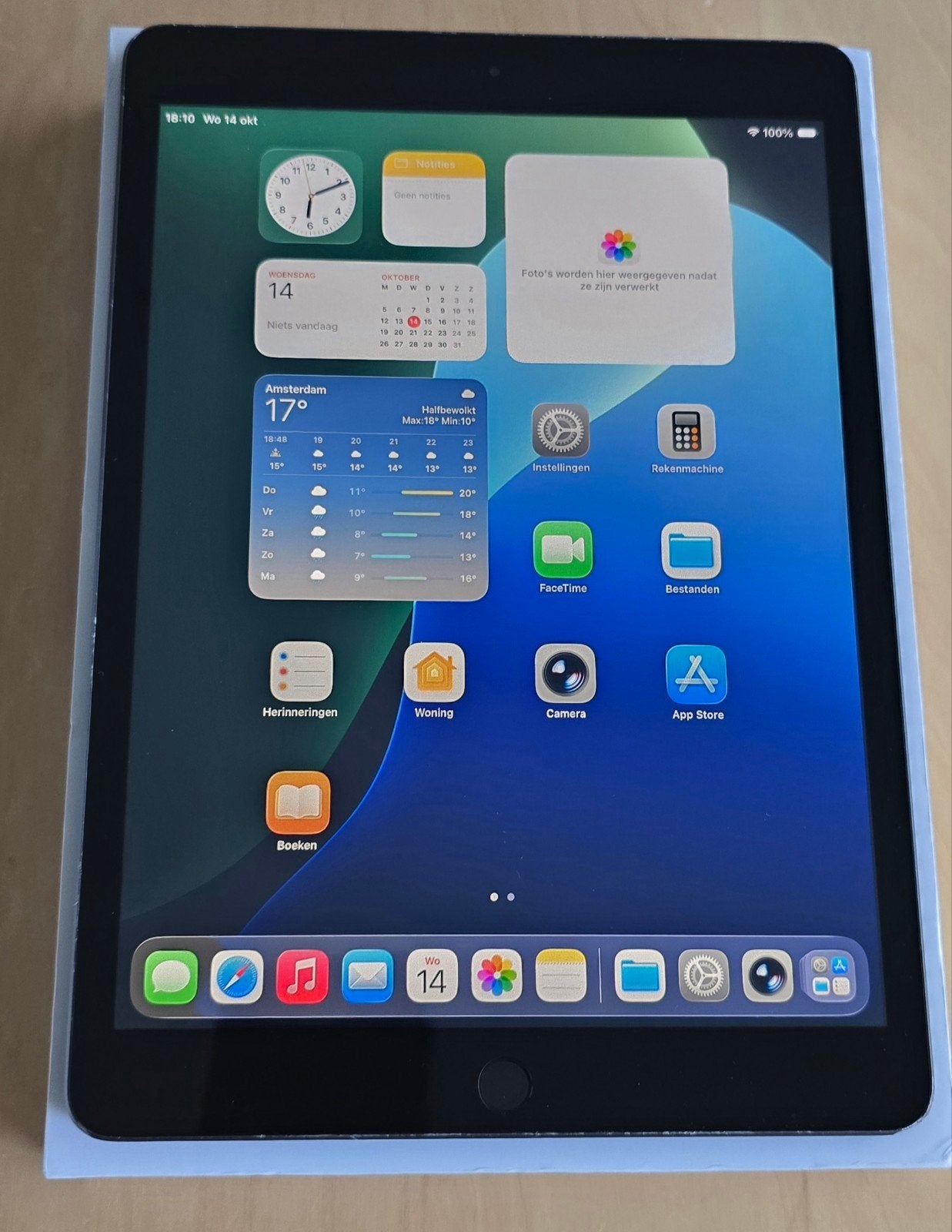 Apple iPad 10.2 (Gen 8), 10 inch, 32 GB, Apple iPad, Ophalen of Verzenden