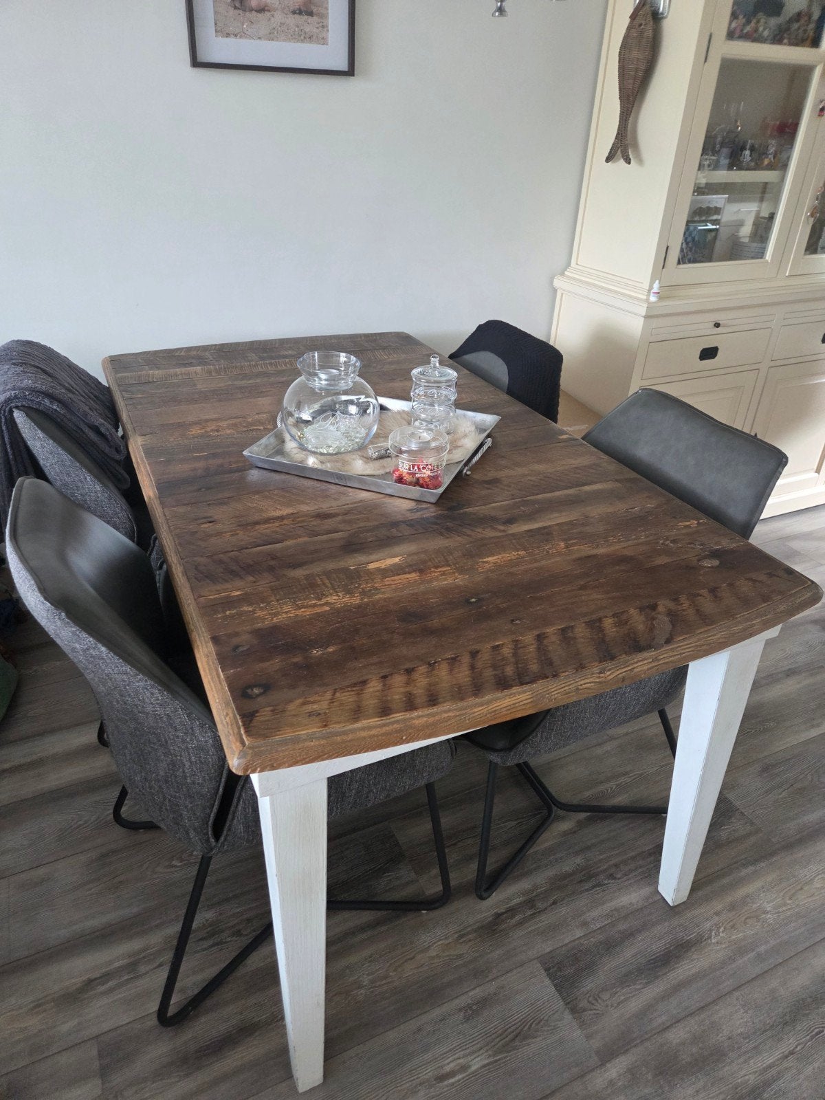 Riviera Maison eethoek tafel / eettafel, Ophalen of Verzenden, Gebruikt, Rechthoekig, 150 tot 200 cm