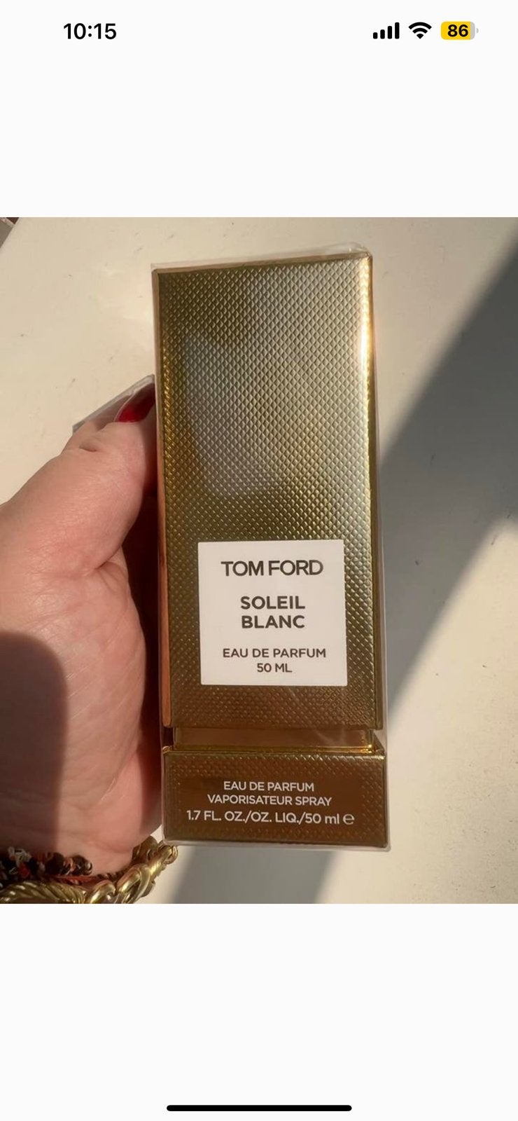 NEW- Tom Ford / Soleil Blanc / Eau de Parfum /50 ml, Ophalen of Verzenden, Nieuw