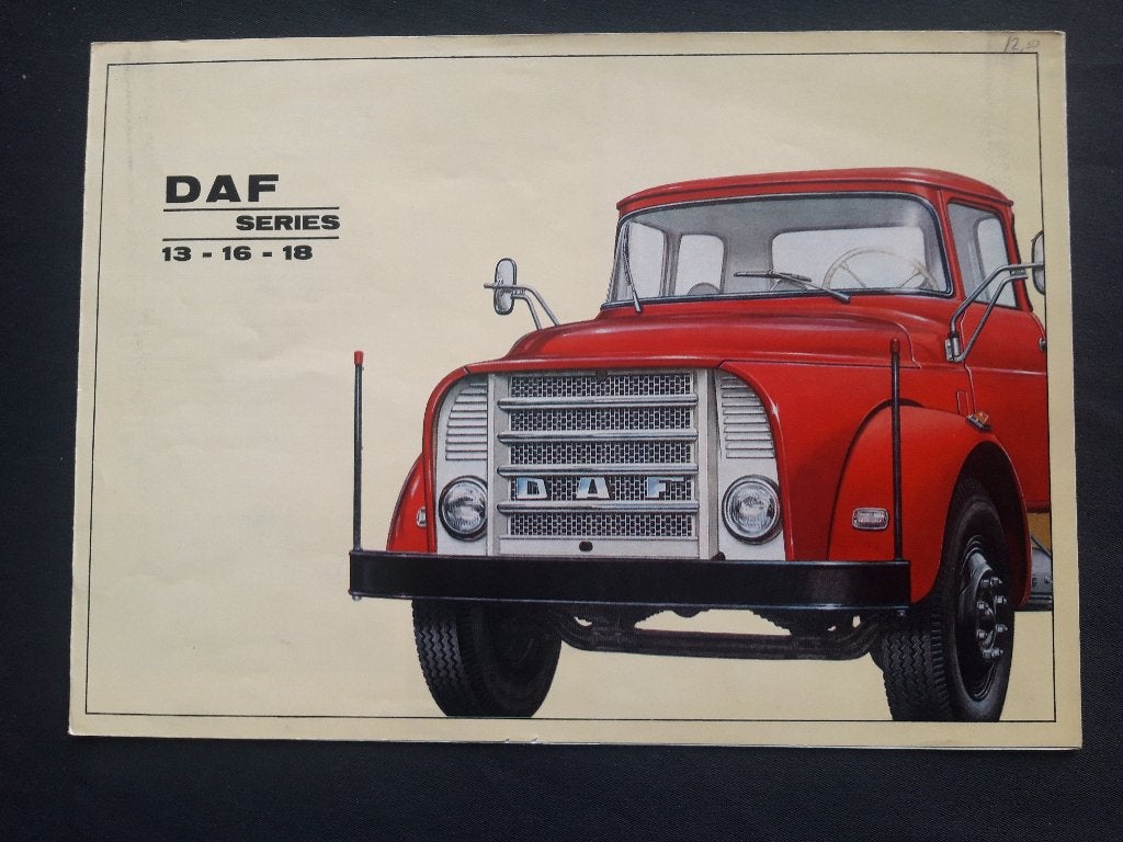 folder DAF 13 – 16 – 18 series Torpedo '66 – Frans, Boeken, Auto's | Folders en Tijdschriften, Zo goed als nieuw, Overige merken