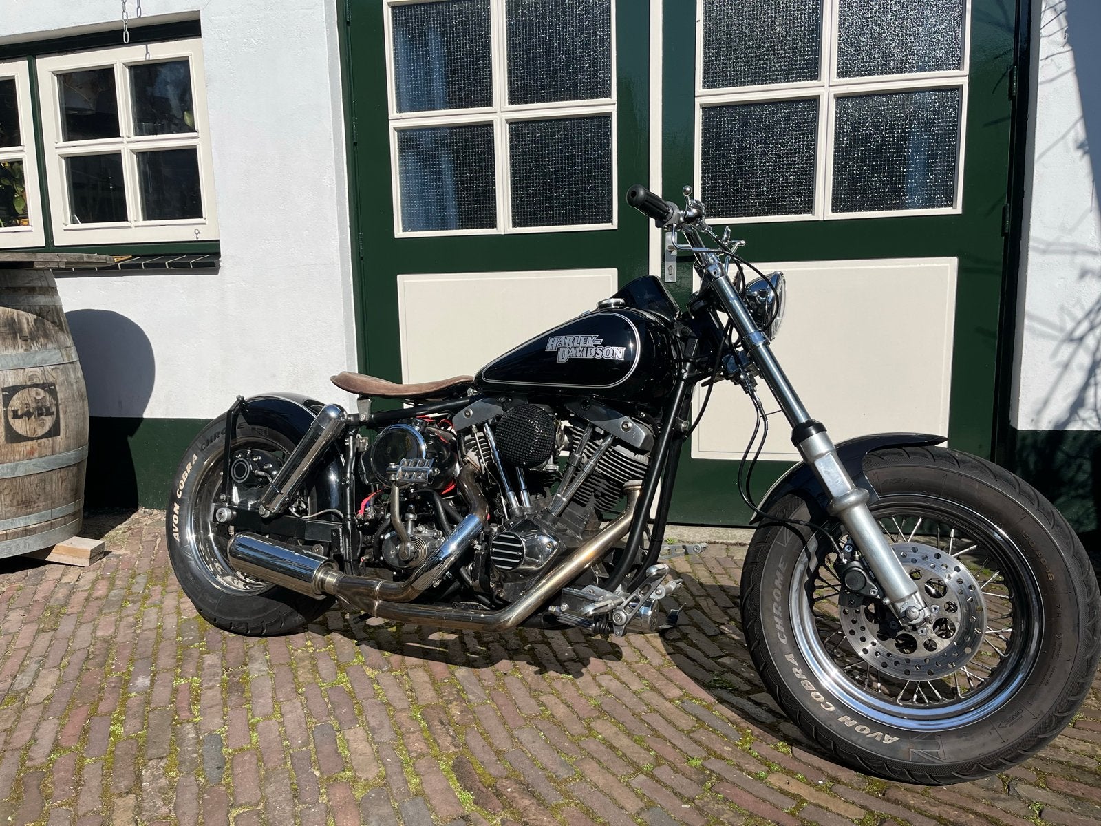 Unieke Harley-Davidson Bobber - Custom Build, Motoren, Motoren | Harley-Davidson, 2 cilinders, Gebruikt, Particulier, Meer dan 35 kW