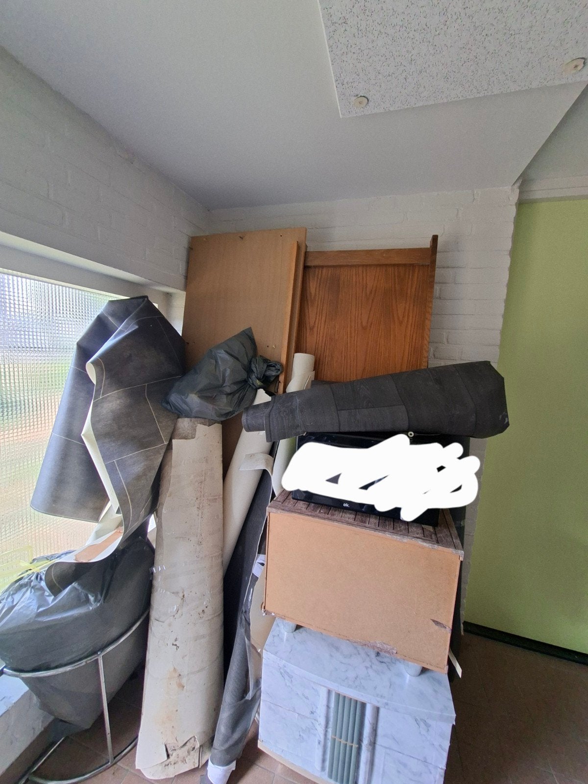 gratis huis spullen, Ophalen