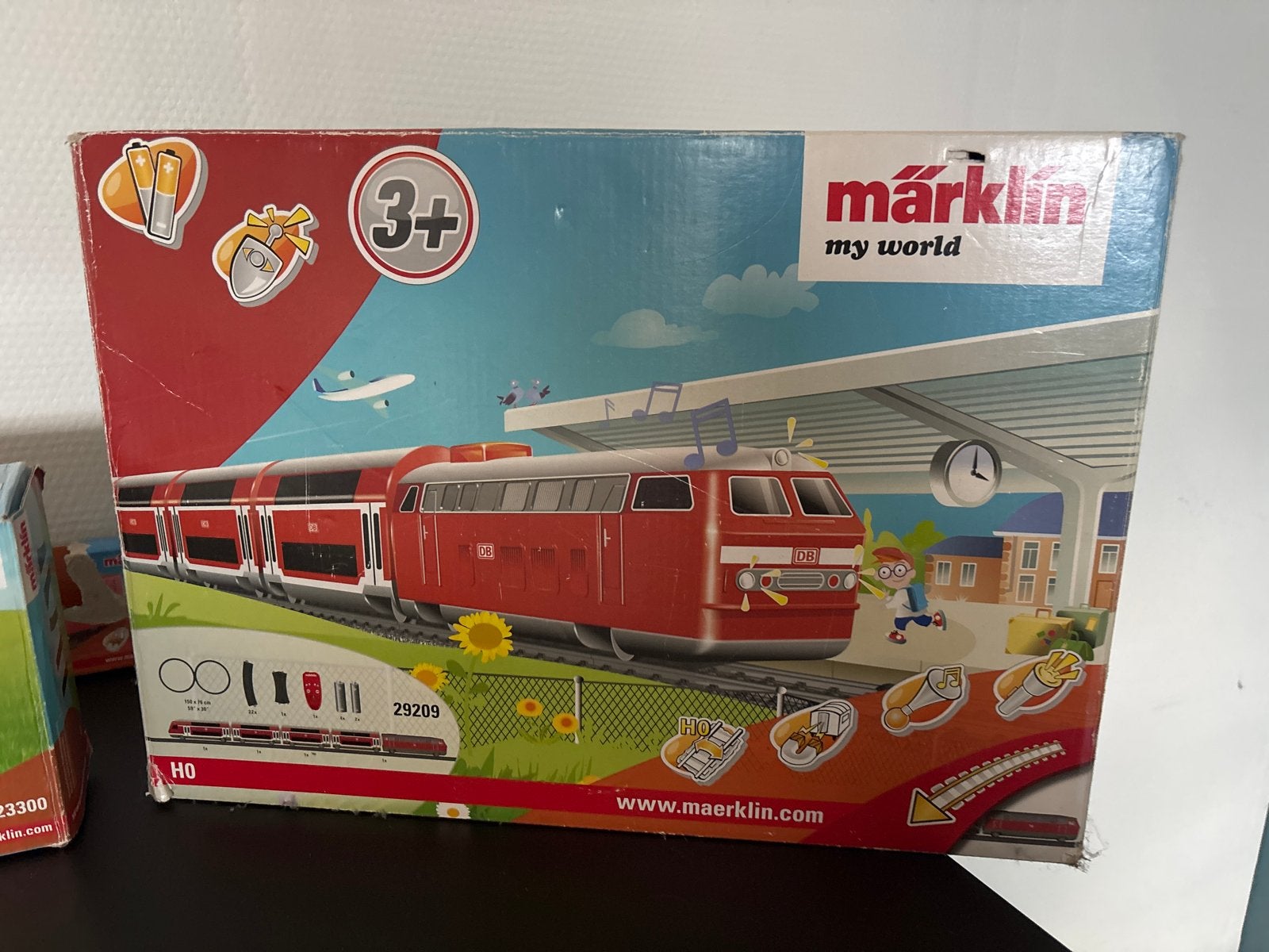 Märklin My World Treinset met extra rails en wagons, Hobby en Vrije tijd, Wisselstroom, Ophalen of Verzenden, Analoog, Märklin