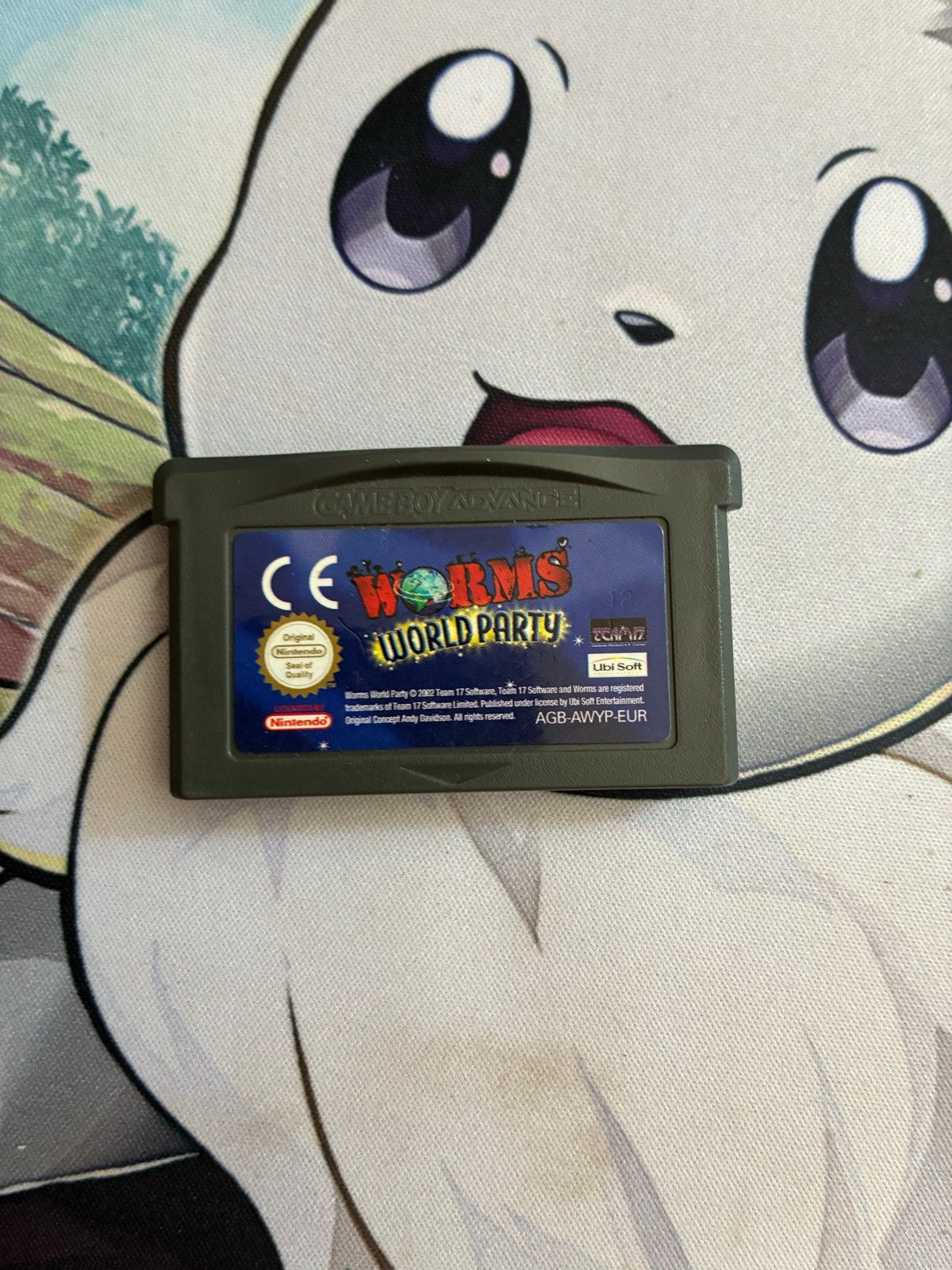 Worms World Party Game Boy Advance GBA - Ubi Soft, Gebruikt, 1 speler, Ophalen of Verzenden, Vanaf 3 jaar