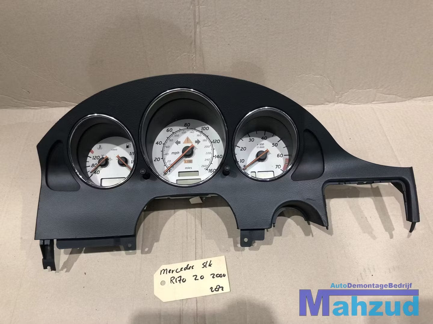 Mercedes SLK R170 KM TELLER Instrumentenpaneel tellerklok, Gebruikt, Mercedes-Benz AG, Mercedes-Benz, Ophalen of Verzenden