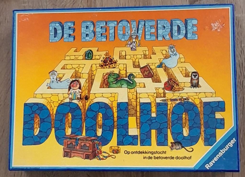 De betoverde Doolhof., Hobby en Vrije tijd, Gezelschapsspellen | Bordspellen, Ophalen of Verzenden, Zo goed als nieuw