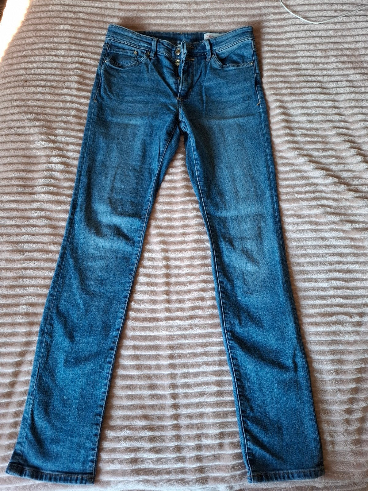 s.oliver 27/32, Ophalen of Verzenden, Zo goed als nieuw, Blauw, W27 (confectie 34) of kleiner