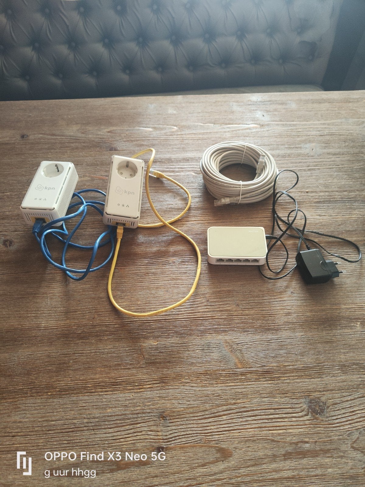 KPN Powerline Adapters, Netwerk Switch & 10m Ethernetkabel, Computers en Software, Ophalen of Verzenden, Gebruikt