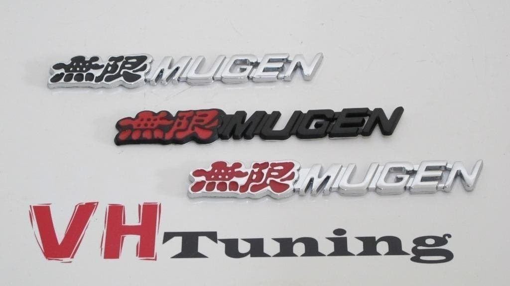 Honda MUGEN 3D logo zelfklevend 14CM metaal, Ophalen of Verzenden
