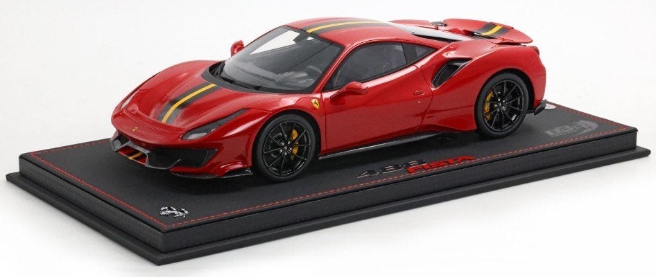 Ferrari 488 Pista Rood 1:18 P18145A7 BBR PRE-ORDER, Ophalen of Verzenden, Nieuw, Auto, Overige merken