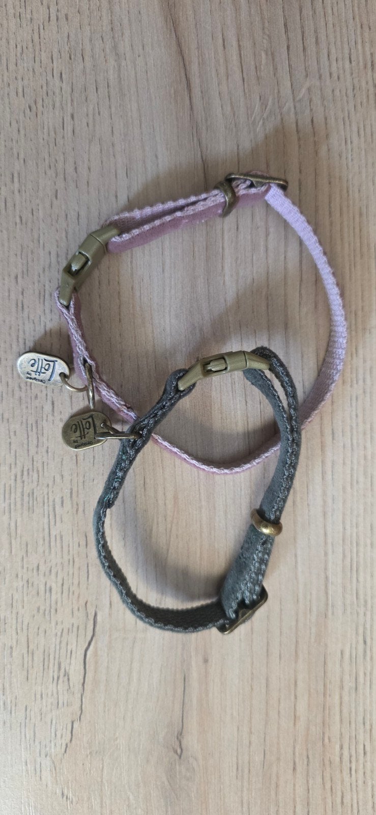 2x Lotte Halsband voor Puppy / Kleine Hond (Roze & Groen), Ophalen of Verzenden, Nieuw