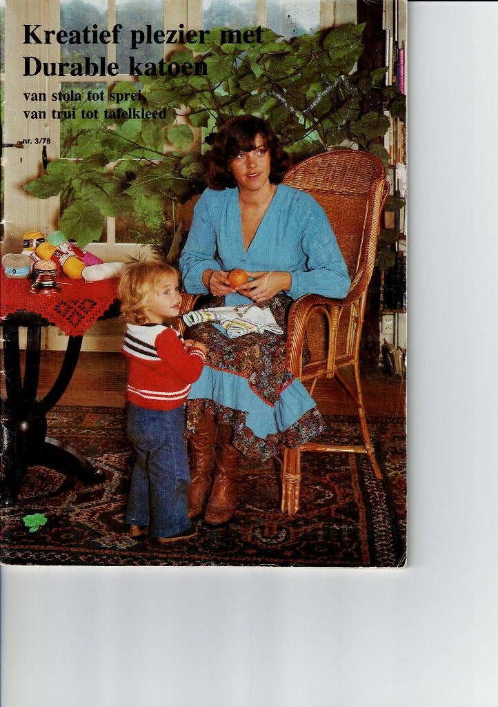 Kreatief plezier met durable katoen nr. 3/78, Ophalen of Verzenden, Gebruikt, Breien of Haken, Patroon of Boek
