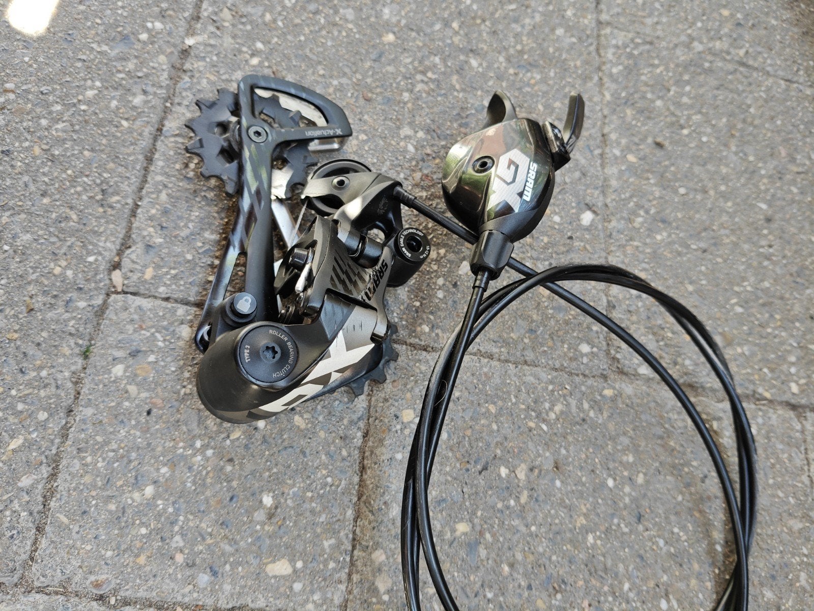 Sram Eagle X01 12speed derailleur Sram GX shifter, Ophalen of Verzenden, Gebruikt, Derailleur of Ketting, SRAM