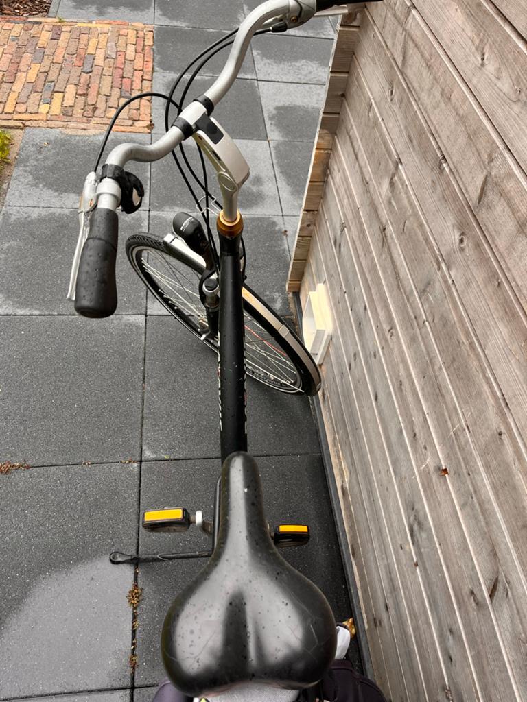 Batavus Damesfiets met Versnellingen en Lage Instap, Velgrem, Batavus, Ophalen of Verzenden, 53 tot 56 cm
