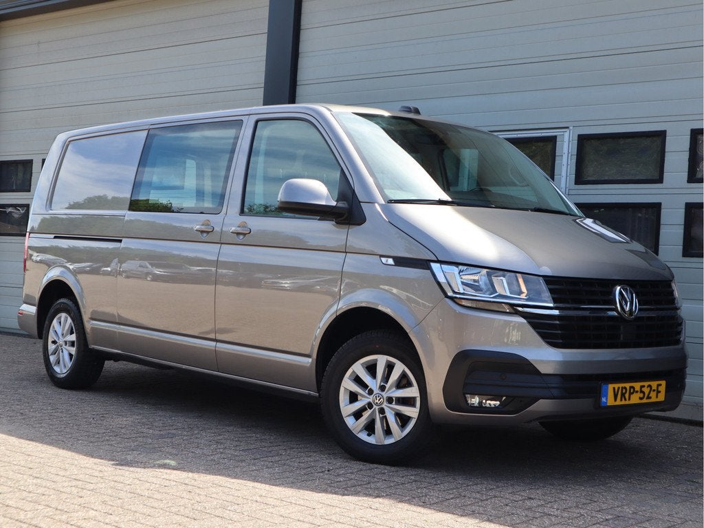 Volkswagen Transporter 2.0 TDI 150pk Euro 6 Automaat - L2 La, Auto's, Bestelauto's, Stof, Gebruikt, 4 cilinders, 150 pk