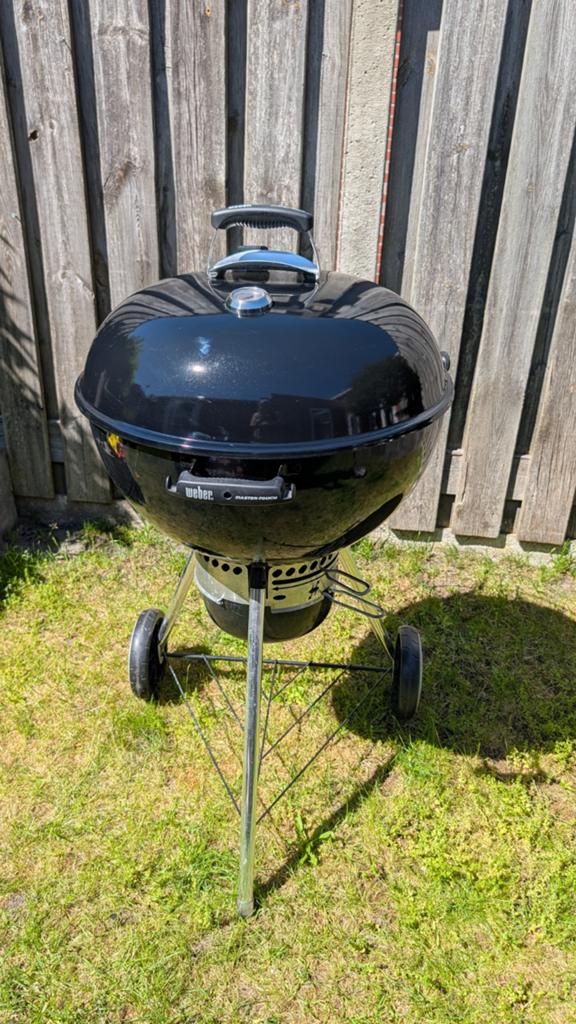 Weber Master-Touch GBS E-5750 Houtskoolbarbecue, Ophalen, Zo goed als nieuw, Weber, Met accessoires