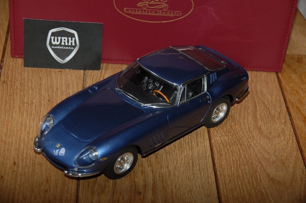 1:18 FERRARI 275 GTB COUPE blue CMC M-239 WRH, Verzenden, Zo goed als nieuw, Auto, Overige merken