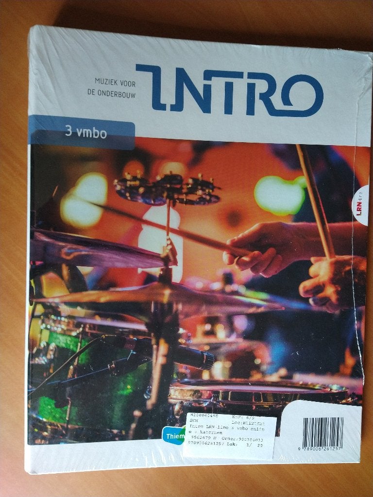 INTRO. Muziek voor de onderbouw. 3 vmbo, Boeken, Schoolboeken, Ophalen of Verzenden, Nieuw, VMBO