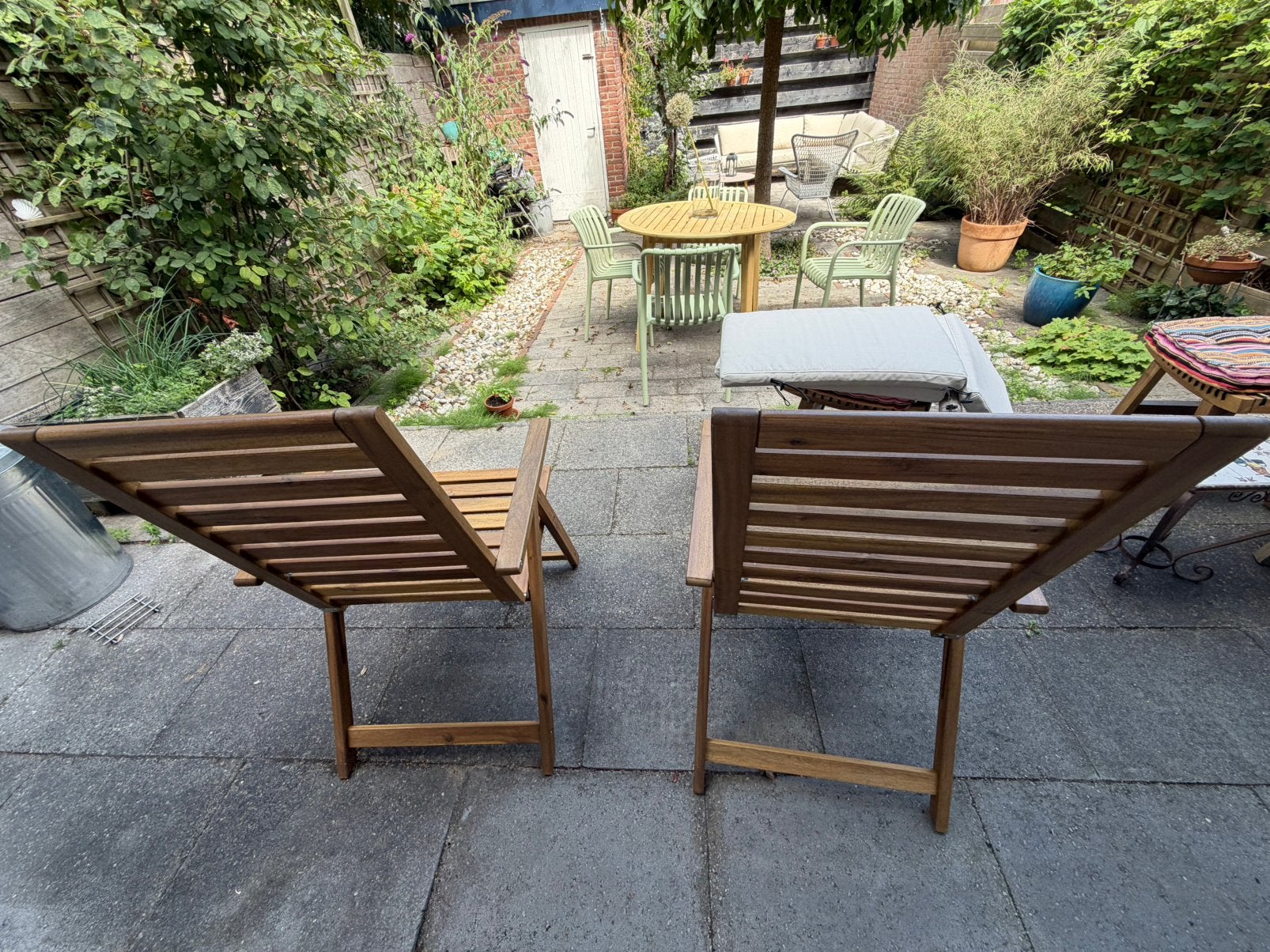 2 Ikea tuinstoelen, Ikea, Ikea.com, Zo goed als nieuw, Stoel