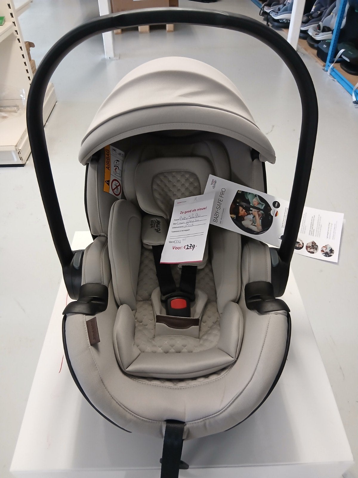 Baby Safe pro, Ophalen, Romer, Autogordel of Isofix, Slaapstand