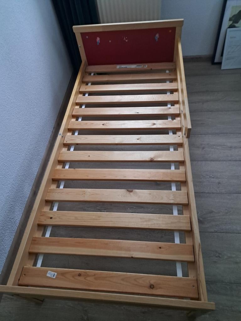 IKEA SULTAN LADE kinderbed met lattenbodem en matras, Lattenbodem, Gebruikt, 70 tot 85 cm, Ophalen of Verzenden