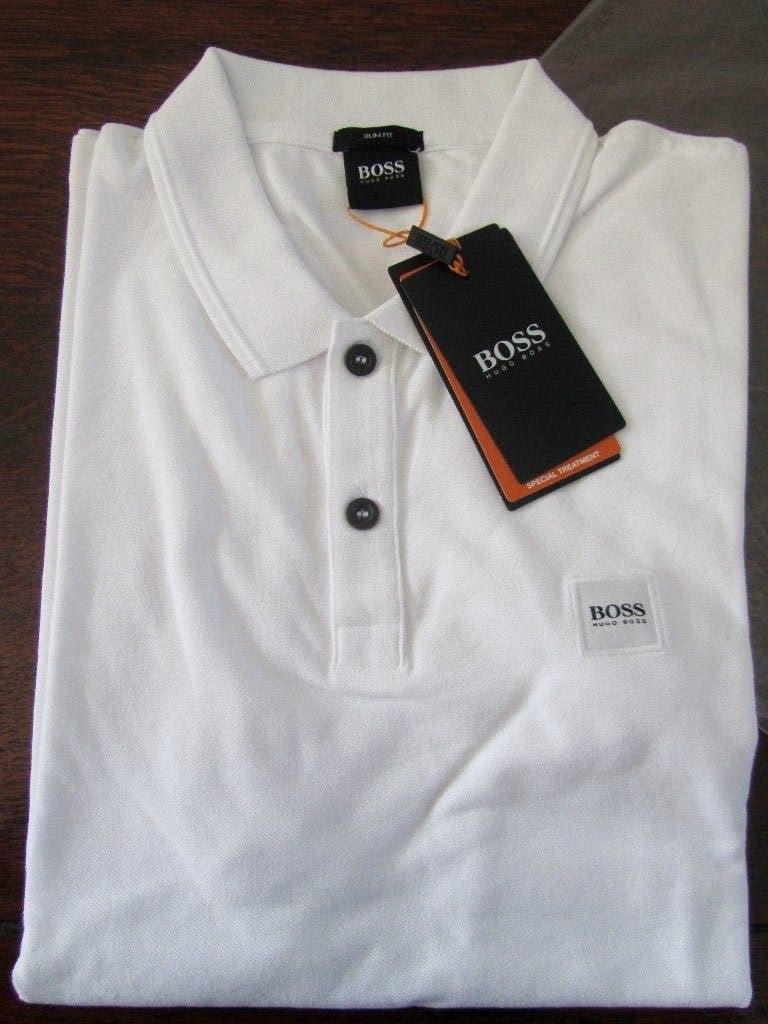 HUGO BOSS Heren polo maat M, Nieuw, Verzenden, Nieuw, Maat 48/50 (M), Wit