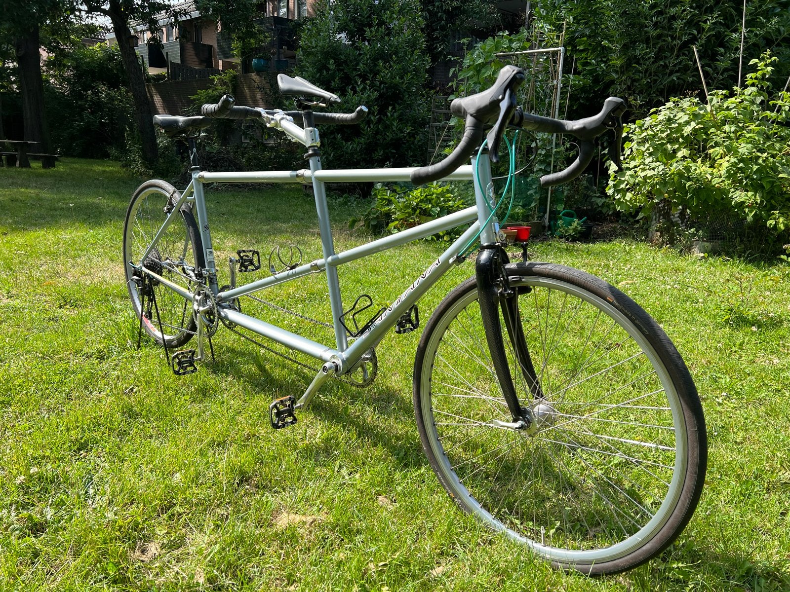 Santana Arriva Tandem 2001 - Shimano 105 2x11 & S&S Couplers, Fietsen en Brommers, Fietsen | Tandems, Gebruikt, Ophalen of Verzenden