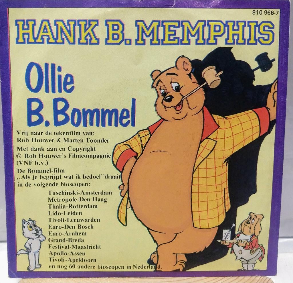 Hank B. Memphis - Ollie B. Bommel, 7 inch, Single, Ophalen of Verzenden, Zo goed als nieuw