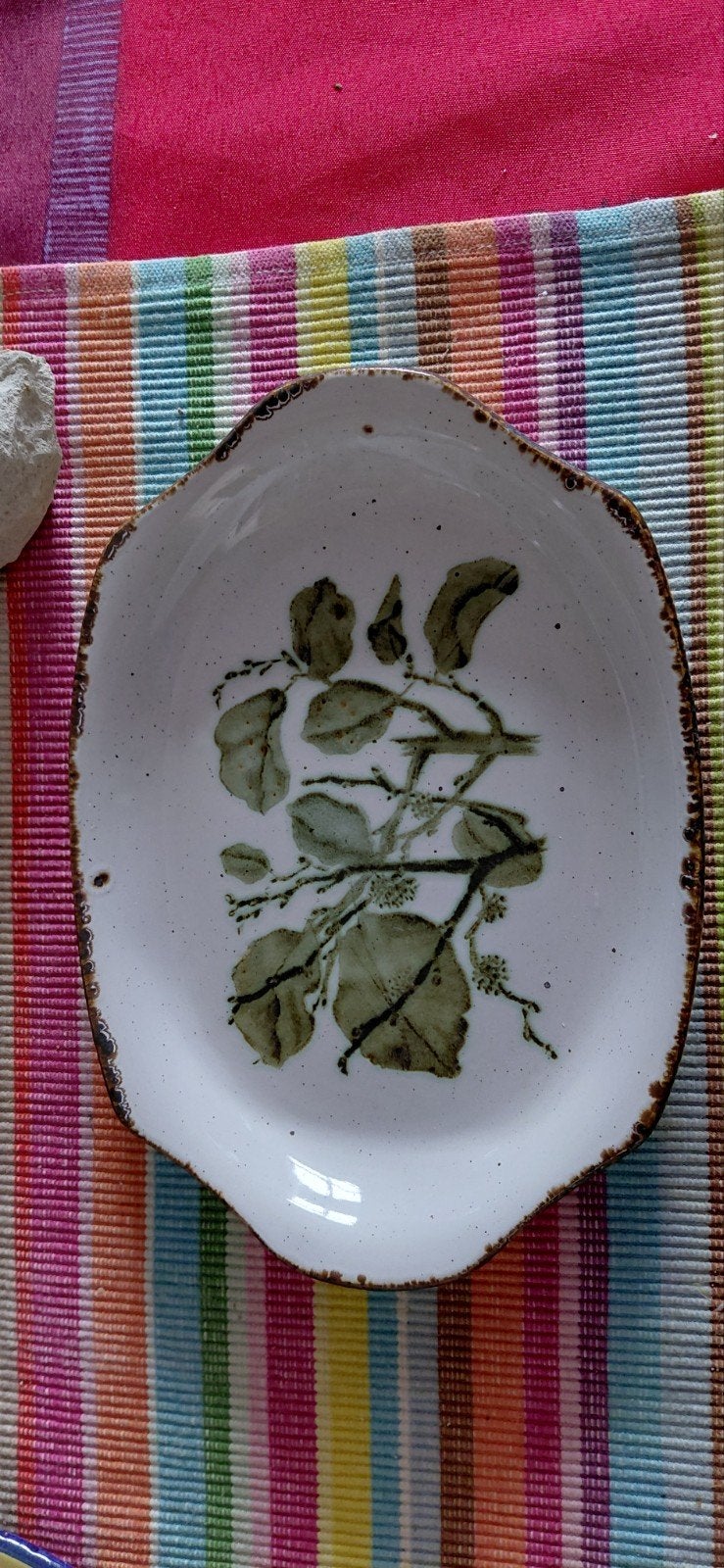 Vintage Midwinter Stonehenge Greenleaves Schaaltje, Ophalen of Verzenden