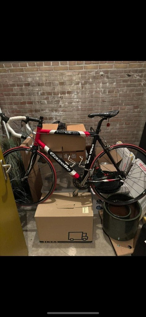 Gazelle racefiets Van Vliet Team – klassieker, Ophalen, Gebruikt, Aluminium, Meer dan 20 versnellingen