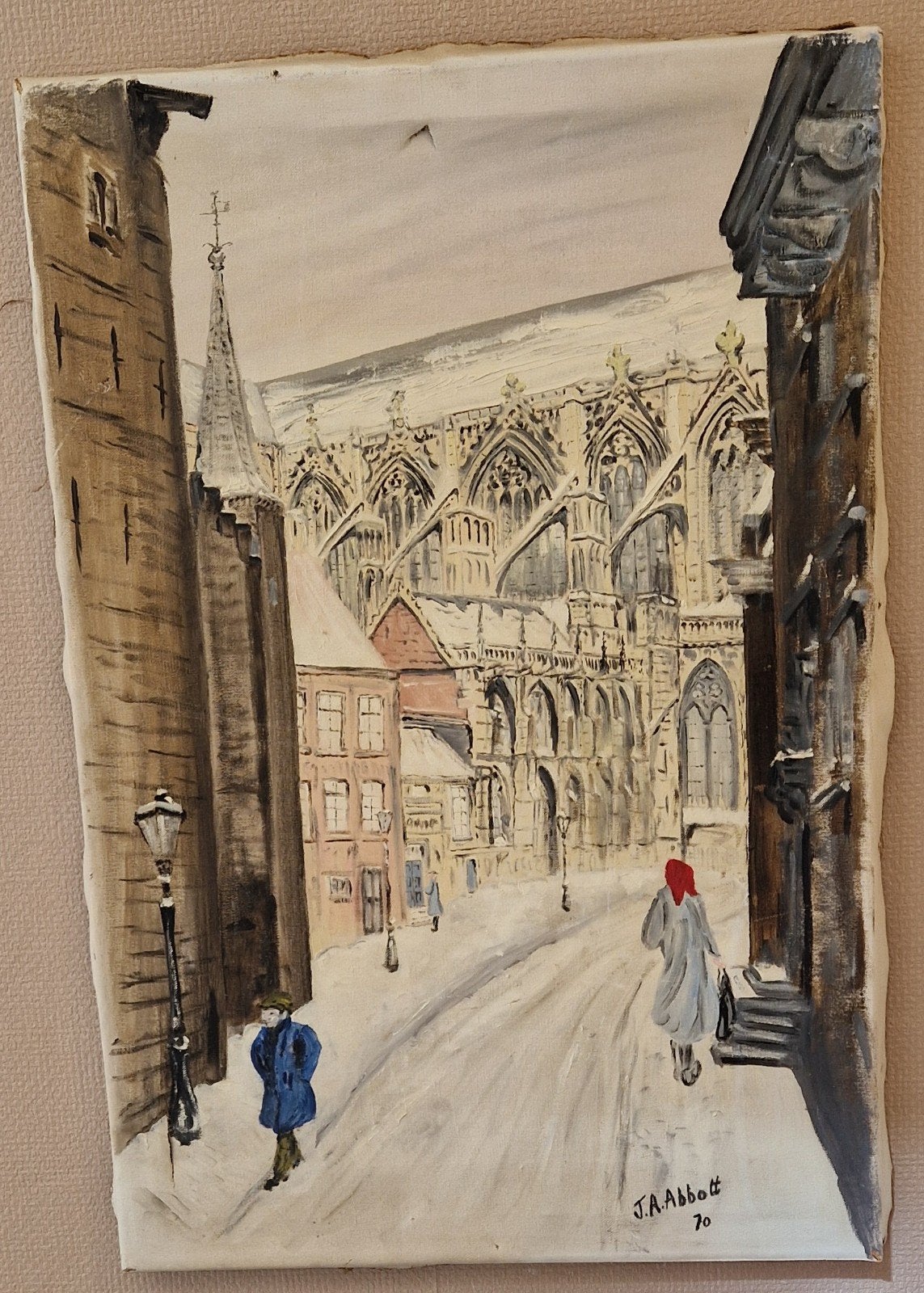 Schilderij J.A Abbott, Ophalen
