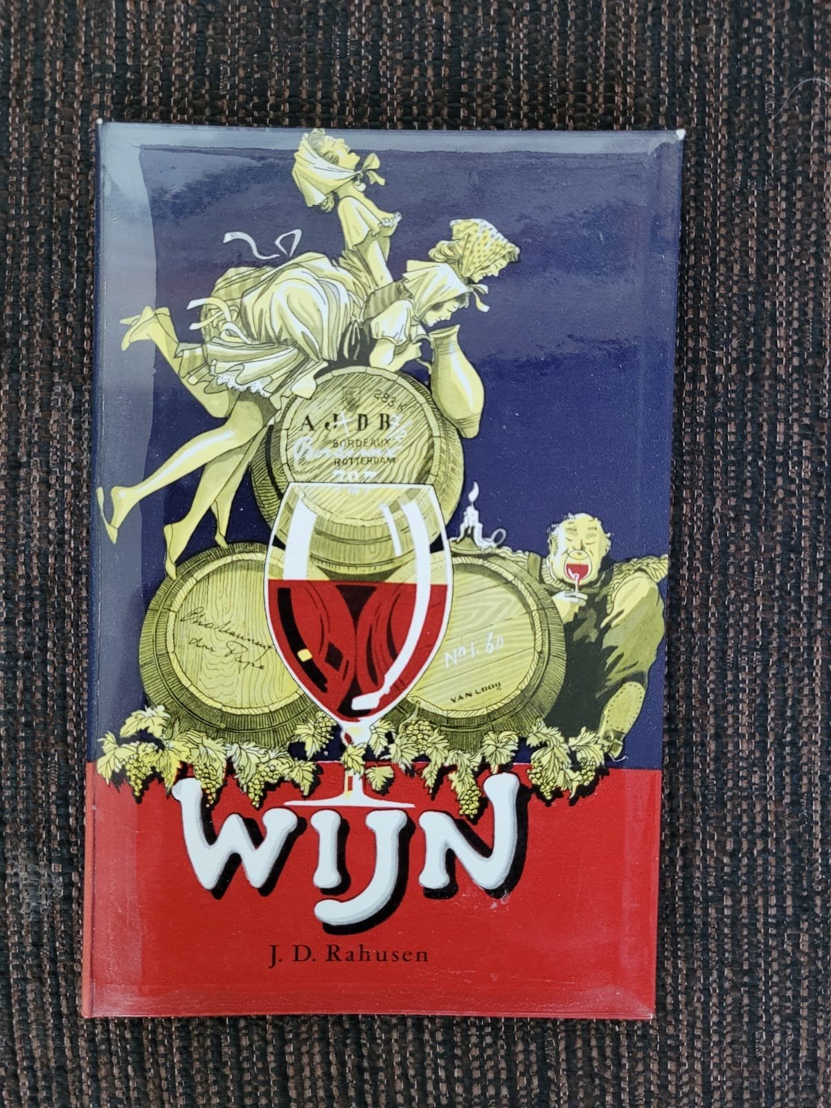 Wijn j.d. Rahussen vino vin wein wine 1963, Ophalen of Verzenden