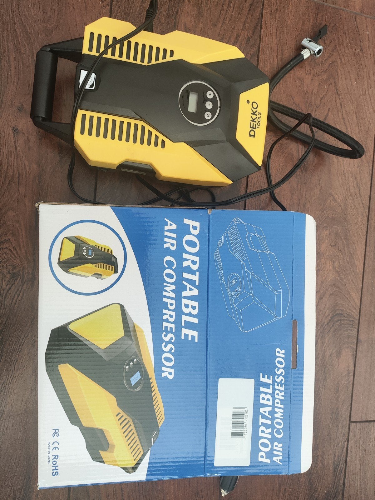 Draagbare Luchtcompressor Dekko Tools ATJ-1266, Ophalen of Verzenden