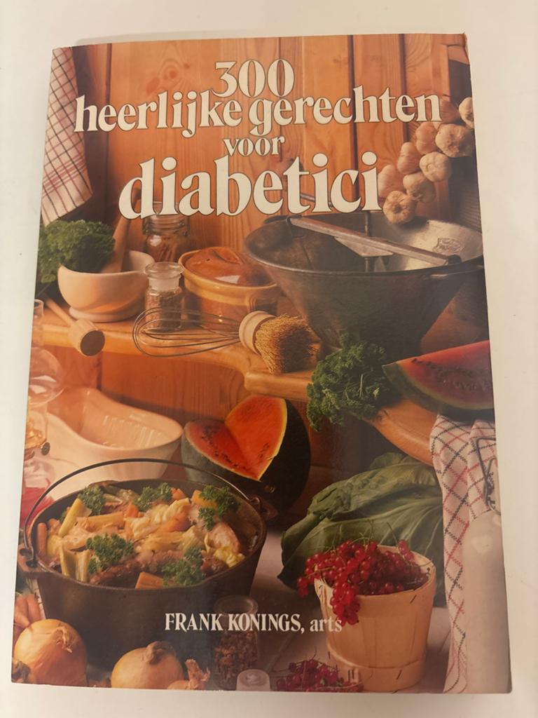 300 Heerlijke Gerechten voor Diabetici - Frank Konings, Gelezen, Voorgerechten en Soepen, Ophalen of Verzenden, Gezond koken