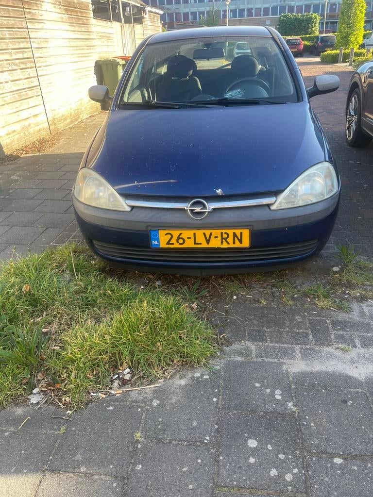 Opel Corsa 1.2 16V 3D 2003 Blauw, Auto's, Opel, Particulier, Corsa, Benzine, C, Hatchback, Handgeschakeld, Origineel Nederlands