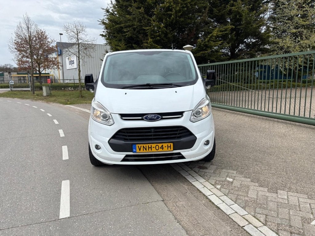 Ford Transit Custom GB 2.0 Tdci 130PK 270 L1h1 2016 Wit, Voorwielaandrijving, Stof, 1995 cc, Zwart