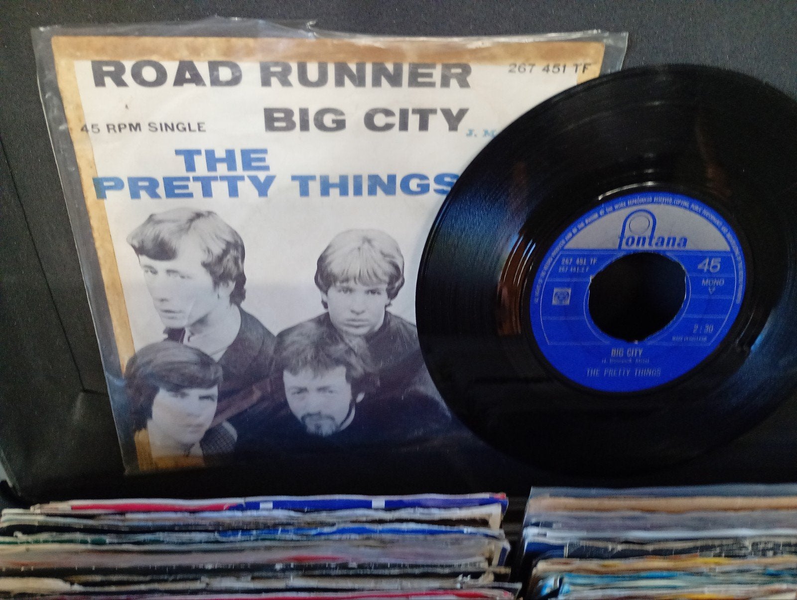 The Pretty Things - Road Runner / Big City 45 RPM Single, Cd's en Dvd's, Vinyl Singles, Gebruikt, Originele persing, 7 inch, Ophalen of Verzenden