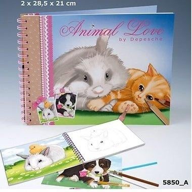 Animal Love Creative Studio Depesche kleurboek ontwerpboek, Ophalen of Verzenden, Nieuw, Boek of Gids