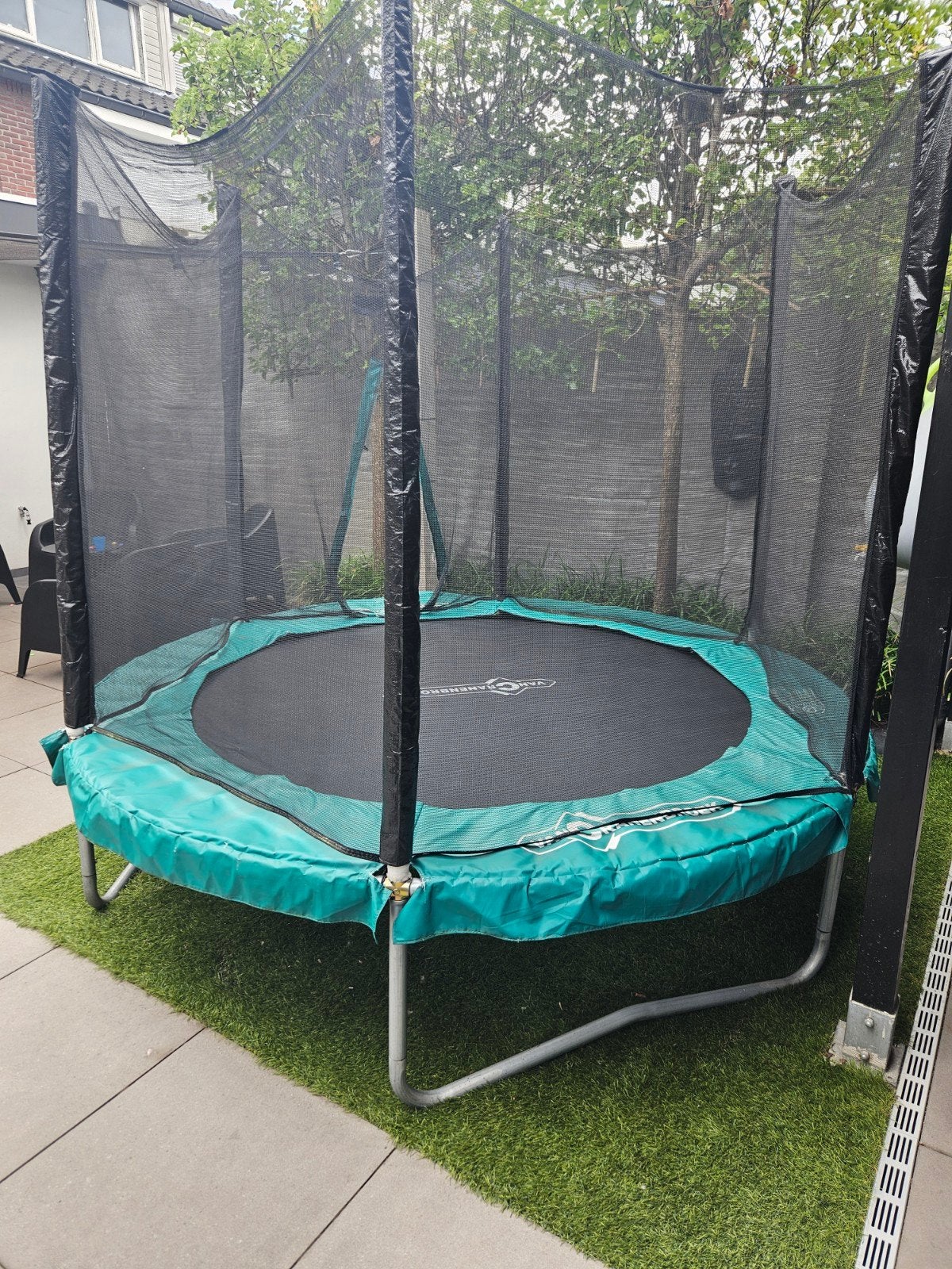 Trampoline 260 diameter/ cranenbroek/groen-zwart, Ophalen