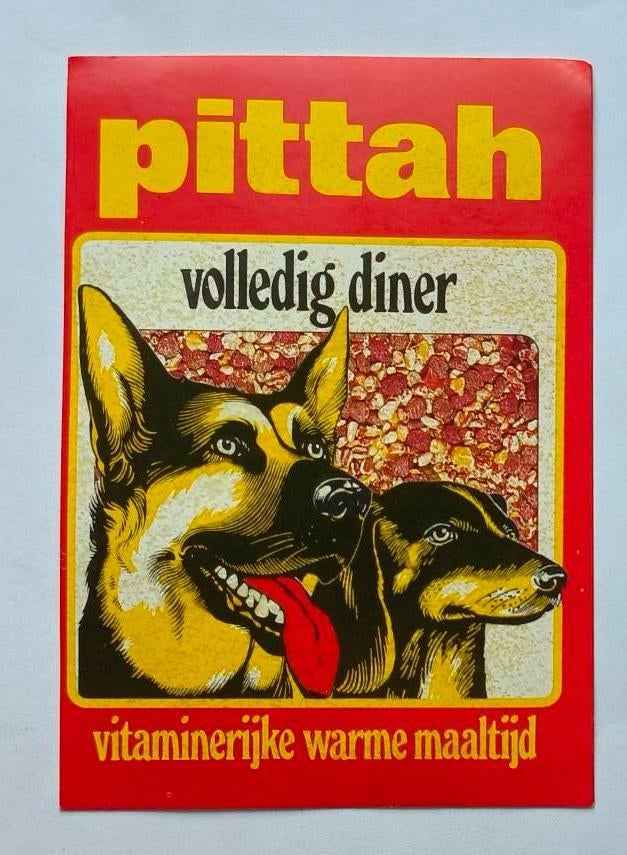 Sticker Pittah volledig diner., Ophalen of Verzenden, Zo goed als nieuw, Merk