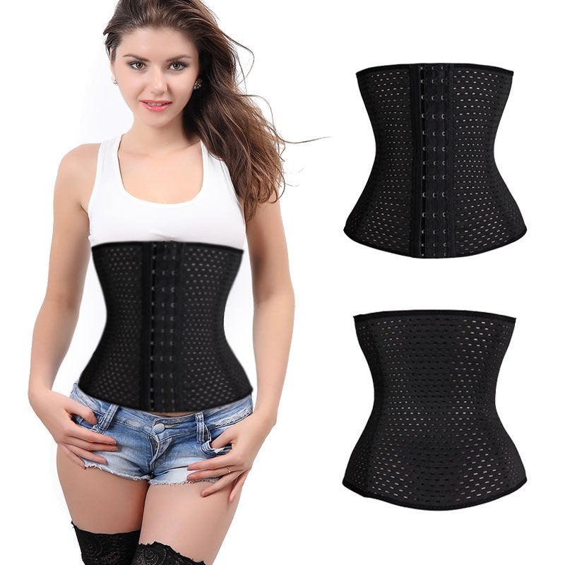 Waist trainer cincher korset waisttrainer dames vrouwen, Verzenden, Zwart, Body of Korset