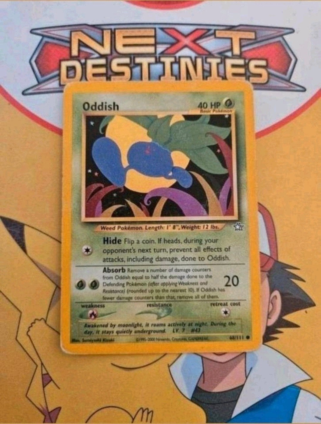 Oddish 68/111 Neo Genesis pokemon kaart, Hobby en Vrije tijd, Verzamelkaartspellen | Pokémon, Ophalen of Verzenden, Gebruikt, Losse kaart