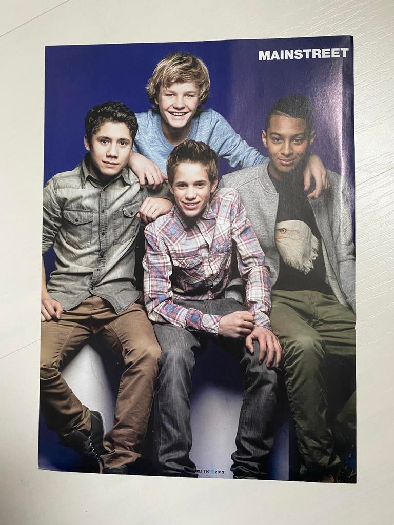 Mainstreet Poster A4 Formaat, Verzamelen, Rechthoekig Staand, A4 of kleiner, Ophalen of Verzenden, Zo goed als nieuw